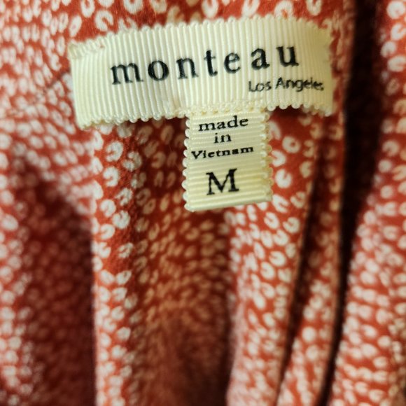 Red and White Monteau Dress - Picture 2 of 3